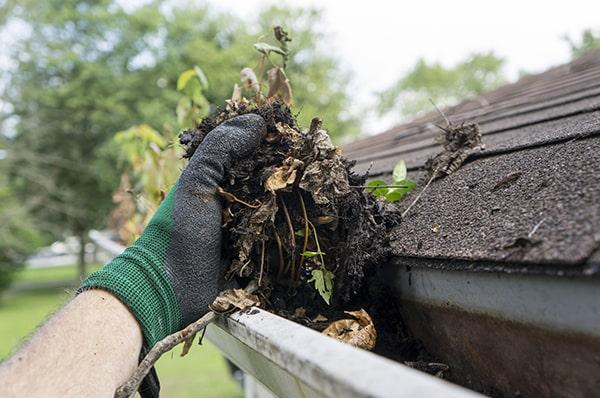 gutter cleaning should be done at least twice a year to prevent clogs and water damage